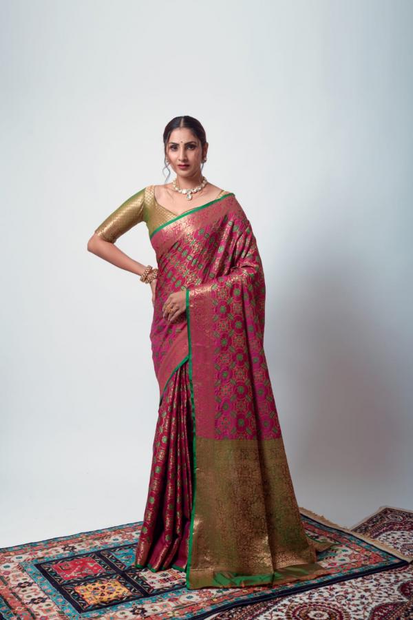 Rajpath Anika Festive Wear Weaving Silk Saree Collection